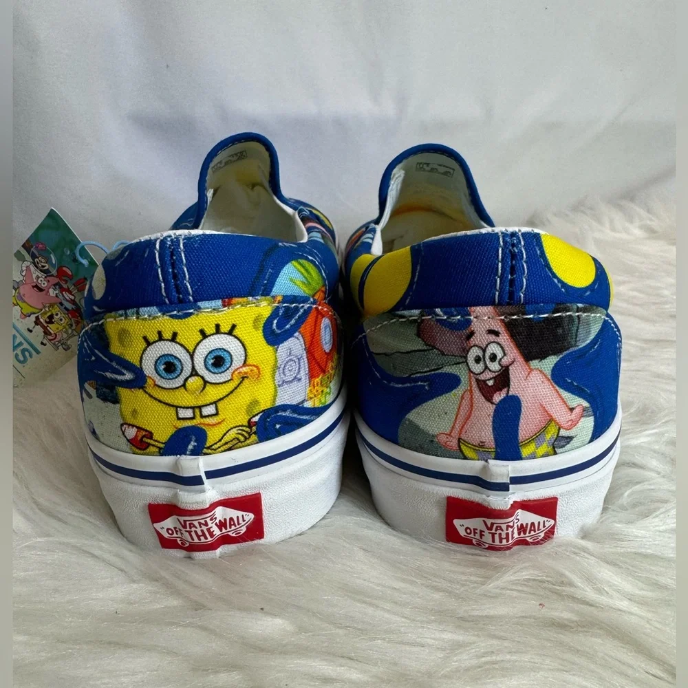 SpongeBob SquarePants x Classic Slip-On 'AlohaBob' New In Box - Picture 4 of 8